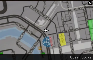 Radar lokacji Ocean Docks, pod mostem - Polish Real Life
